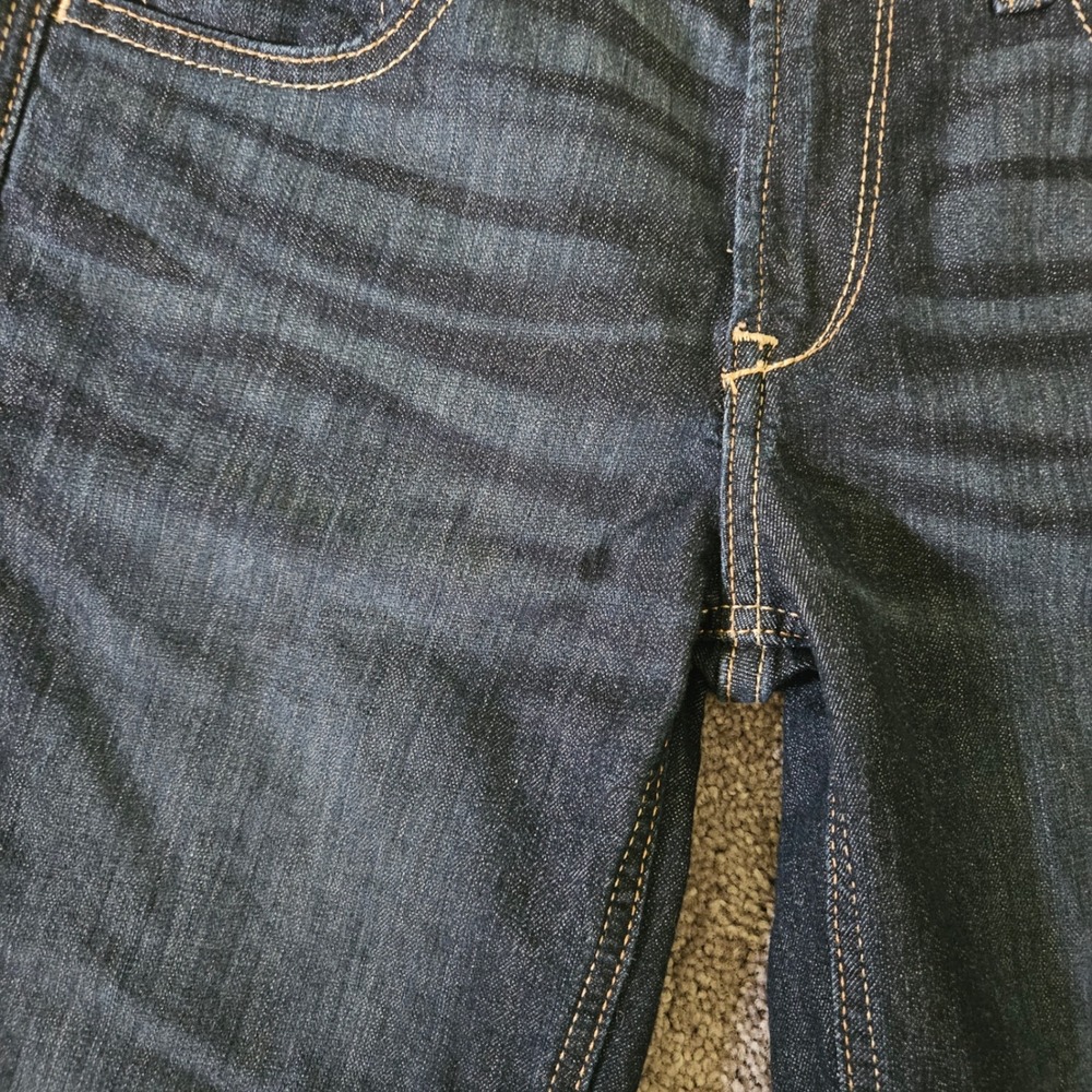 Ariat Women Perfect Rise Trouser Jeans Dark Wash Wide Leg Denim Size 27 S - Picture 3 of 9